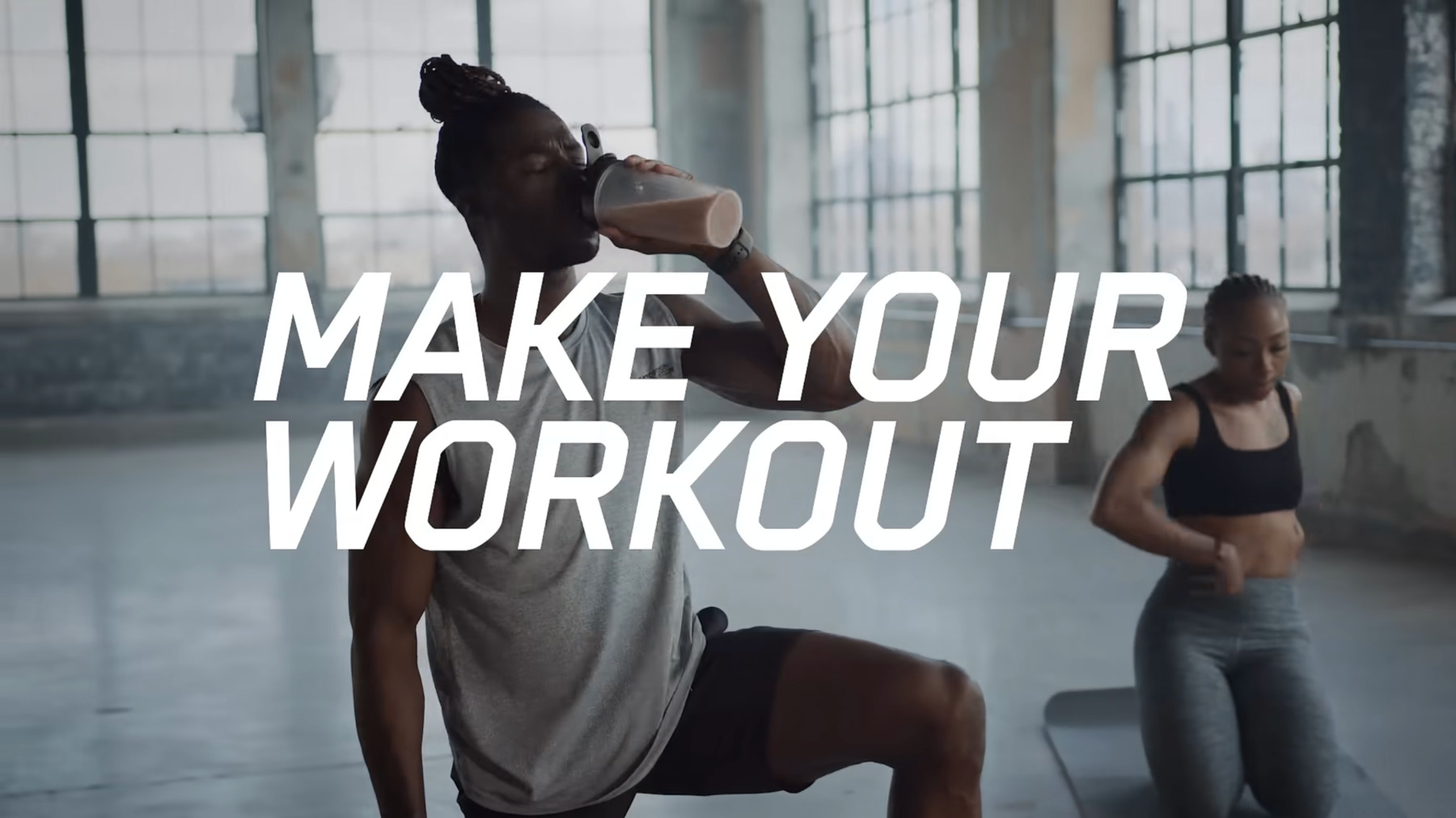 Athletes training beneath the words Worth the Effort